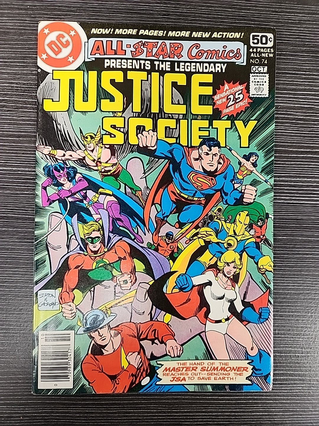 ALL-STAR COMICS #74 VOL. 1 HIGHER GRADE NEWSSTAND DC COMIC BOOK Scarce
