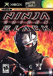 Ninja Gaiden Black (Microsoft Xbox, 2005) Authentic w/ Case Manual Game