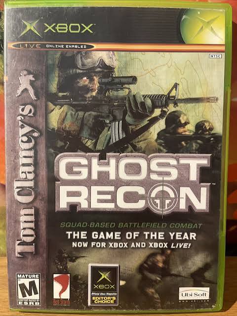 XBOX GHOST RECON, TOM CLANCY