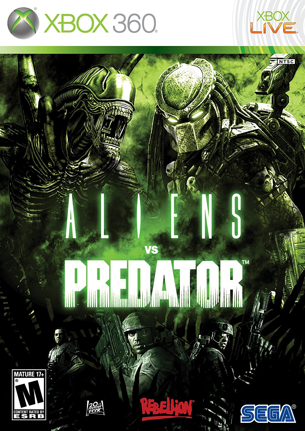 X360 ALIENS VS PREDATOR