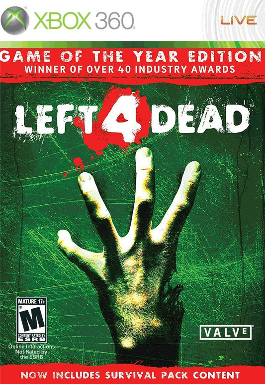 X360 LEFT 4 DEAD GAME OF THE YEAR EDITION