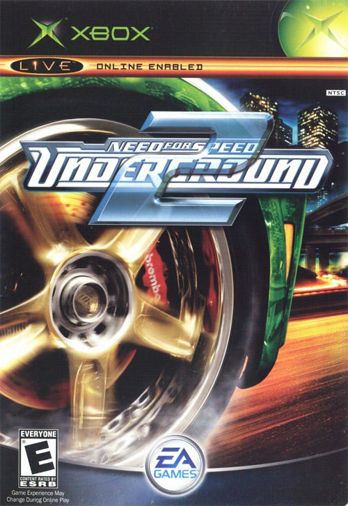 XBOX NEED FOR SPEED UNDERGROUND 2