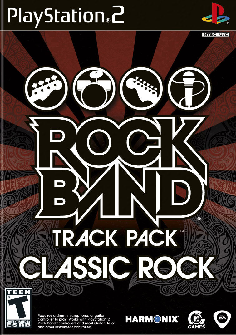 PS2 ROCK BAND TRACK PACK: CLASSIC ROCK