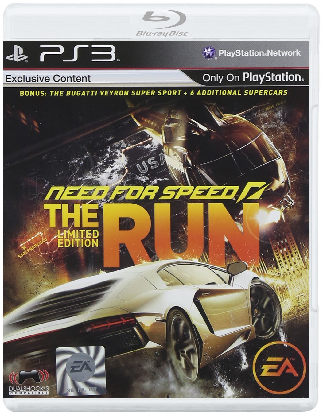 PS3 NEED FOR SPEED THE RUN