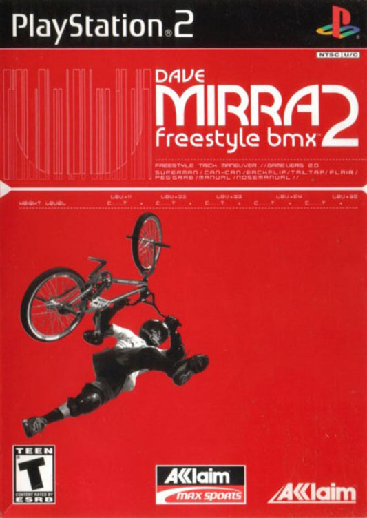 PS2 DAVE MIRRA FREESTYLE BMX 2