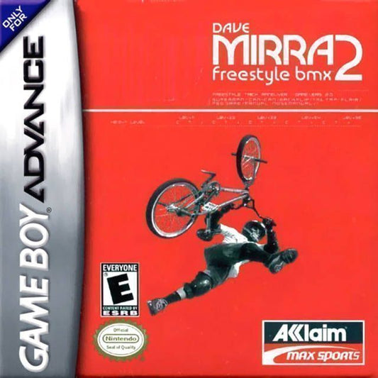 GBA DAVE MIRRA FREESTYLE BMX 2
