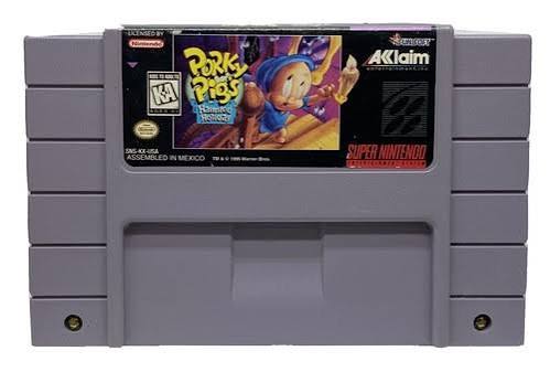 SNES PORKY PIG'S HAUNTED HOLIDAY - LOOSE