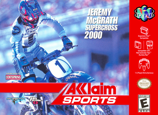 N64 JEREMY MCGRATH SUPERCROSS 2000