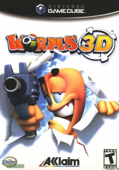 NINTENDO GAMECUBE WORMS 3D