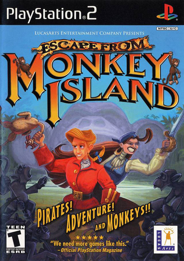 PS2 ESCAPE FROM MONKEY ISLAND