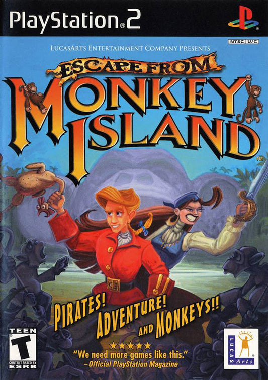 PS2 ESCAPE FROM MONKEY ISLAND