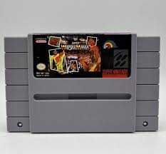 SNES WWF SUPER WRESTLEMANIA - LOOSE