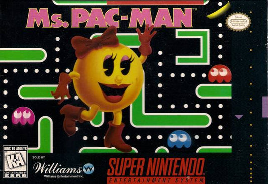 SNES MS PAC MAN