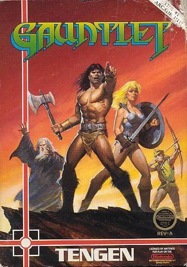 NES GAUNTLET GRAY CART