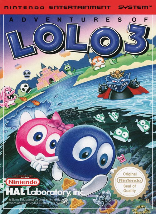 NES ADVENTURES OF LOLO 3 - LOOSE