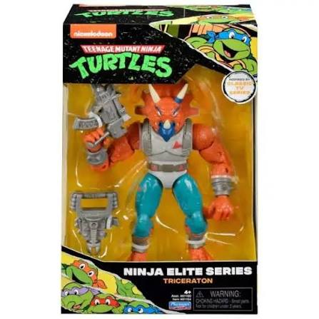 TMNT NINJA ELITE SERIES TRICERATON FIGURE