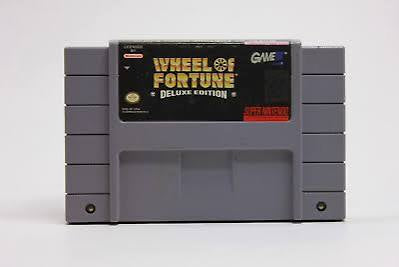 SNES WHEEL OF FORTUNE DELUXE EDITION