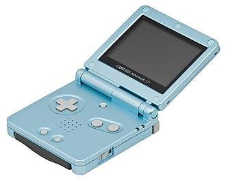 GAMEBOY ADVANCE SP PEARL BLUE AGS-101