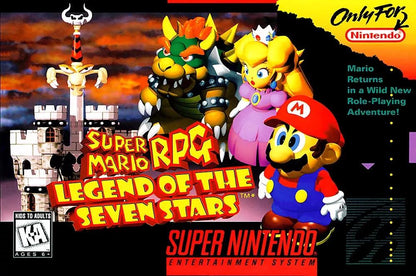 SNES SUPER MARIO RPG LEGEND OF THE SEVEN STARS