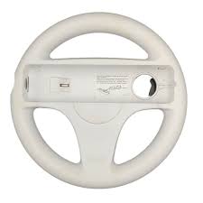 WII WHEEL WHITE