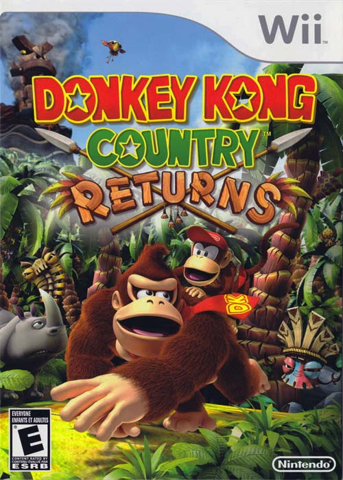 WII DONKEY KONG COUNTRY RETURNS