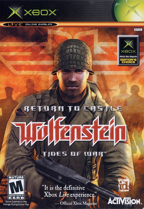 XBOX RETURN TO CASTLE WOLFENSTEIN: TIDES OF WAR
