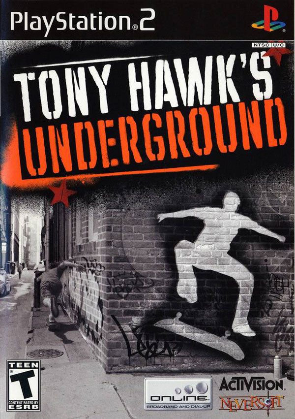 PS2 TONY HAWK'S UNDERGROUND