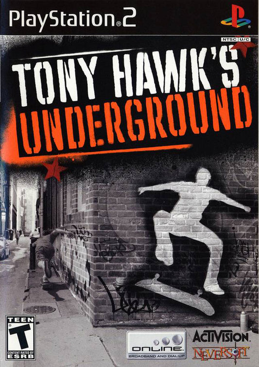 PS2 TONY HAWK'S UNDERGROUND