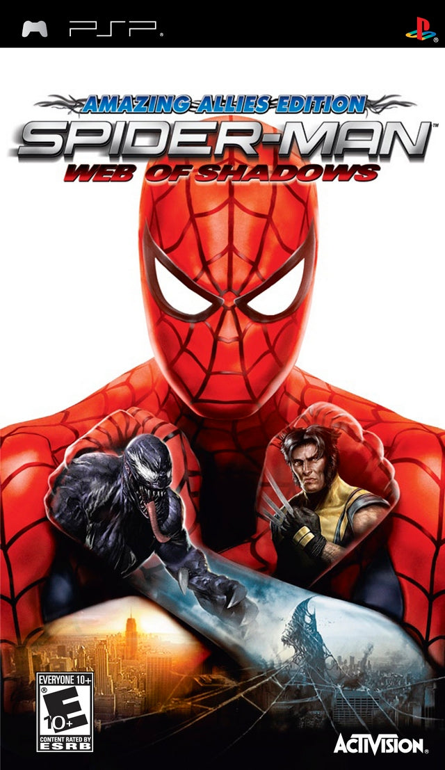 PSP SPIDER-MAN WEB OF SHADOWS AMAZING ALLIES