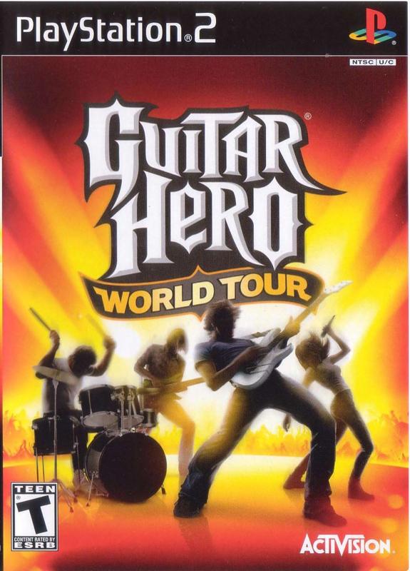 PS2 GUITAR HERO WORLD TOUR