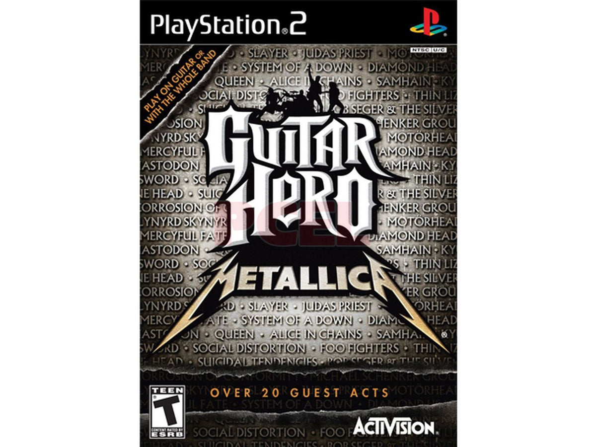 PS2 GUITAR HERO METALLICA