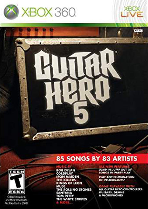 X360 GUITAR HERO 5