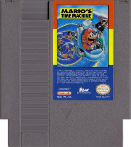 NES MARIO'S TIME MACHINE - LOOSE