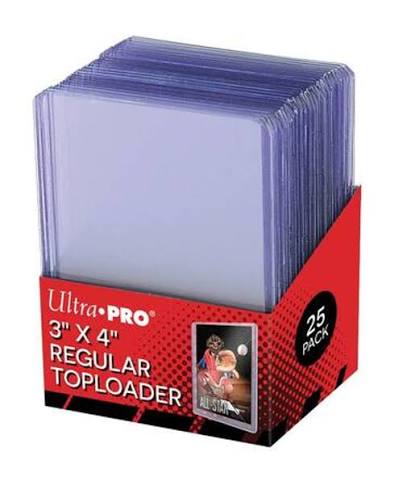 ULTRA PR0 3” X 4” REGULAR TOPLOADER 25 PACK