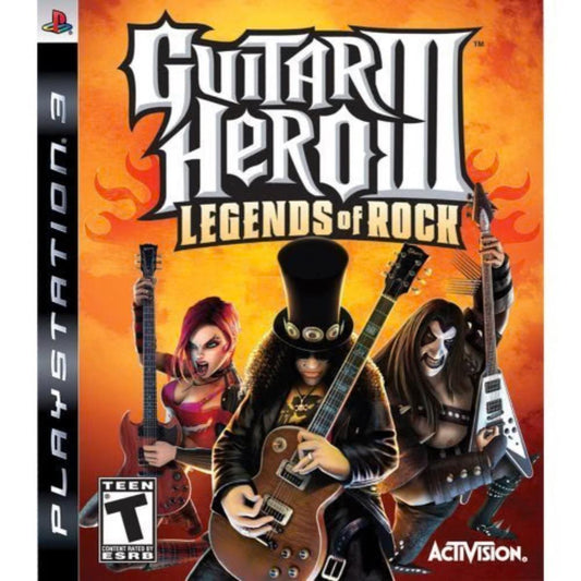 PS3 GUITAR HERO III: LEGENDS OF ROCK (GAME ONLY)