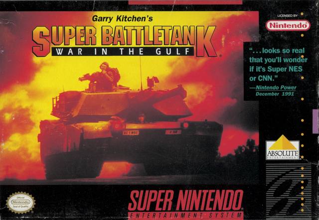 SNES SUPER BATTLETANK WAR IN THE GULF - LOOSE