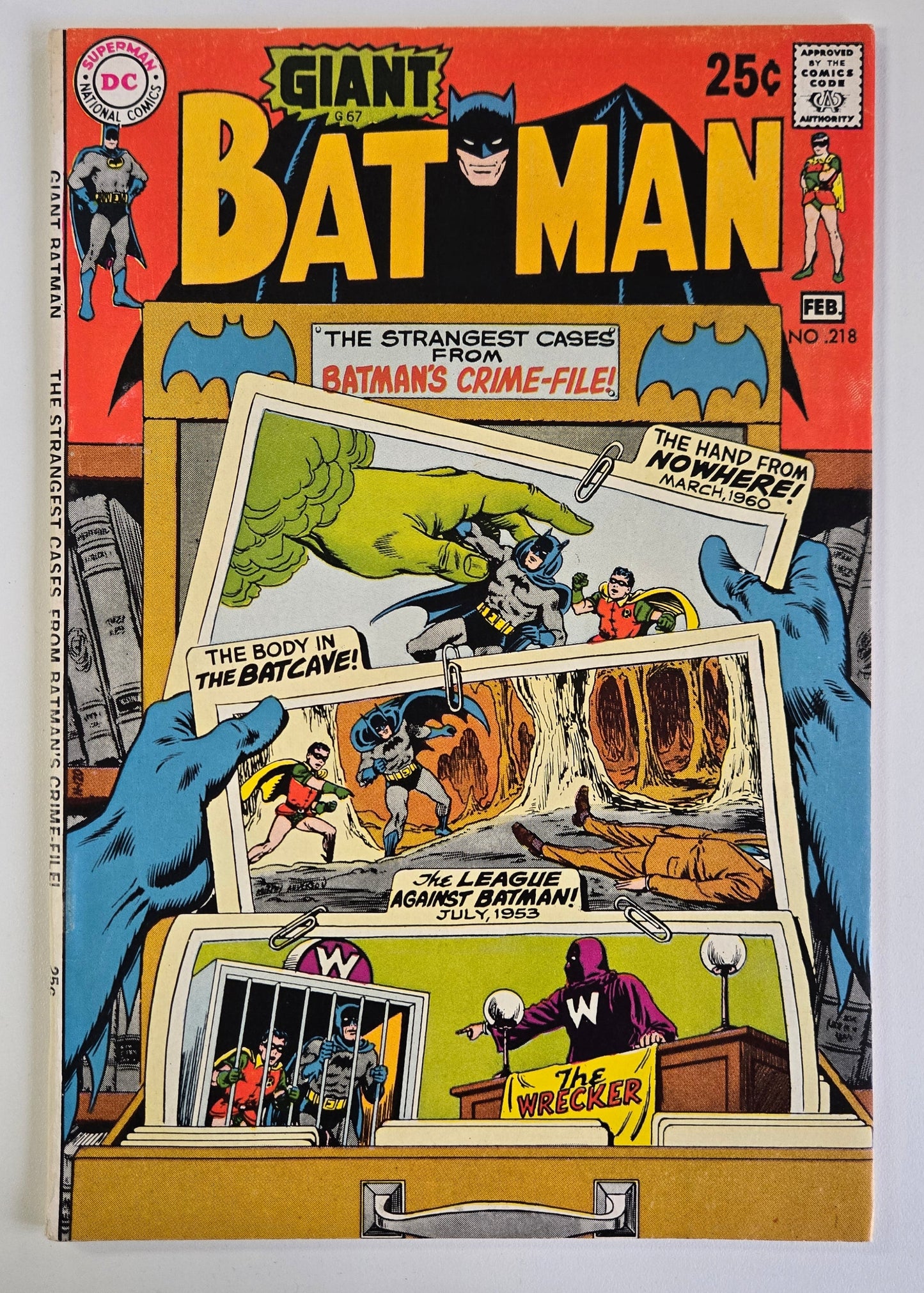 BATMAN (1940) #218 VG/F