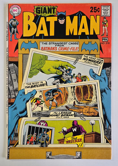 BATMAN (1940) #218 VG/F