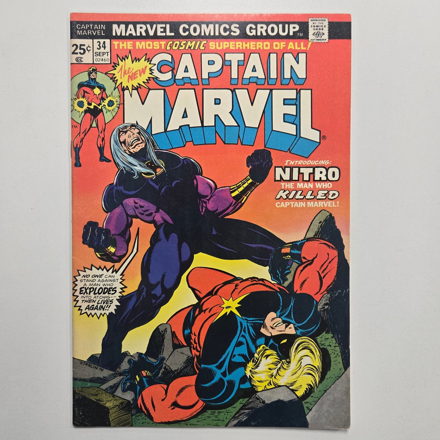 CAPTAIN MARVEL 1968 #14 VF