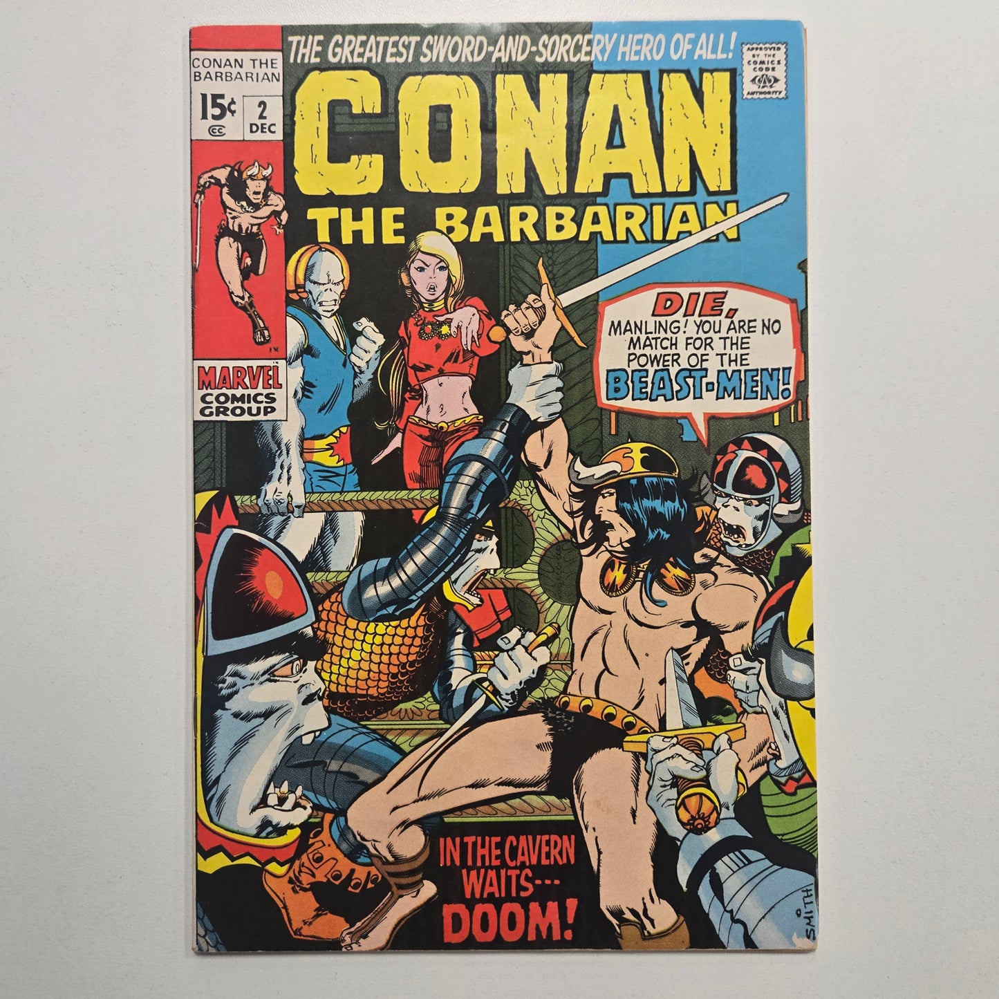 CONAN THE BARBARIAN 1970 #2 VF
