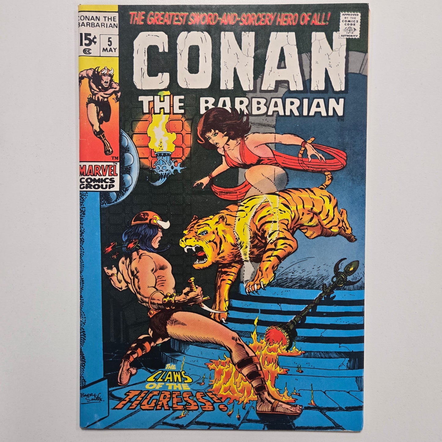 CONAN THE BARBARIAN 1970 #5 VF