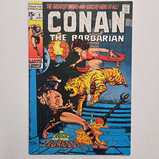 CONAN THE BARBARIAN 1970 #5 VF