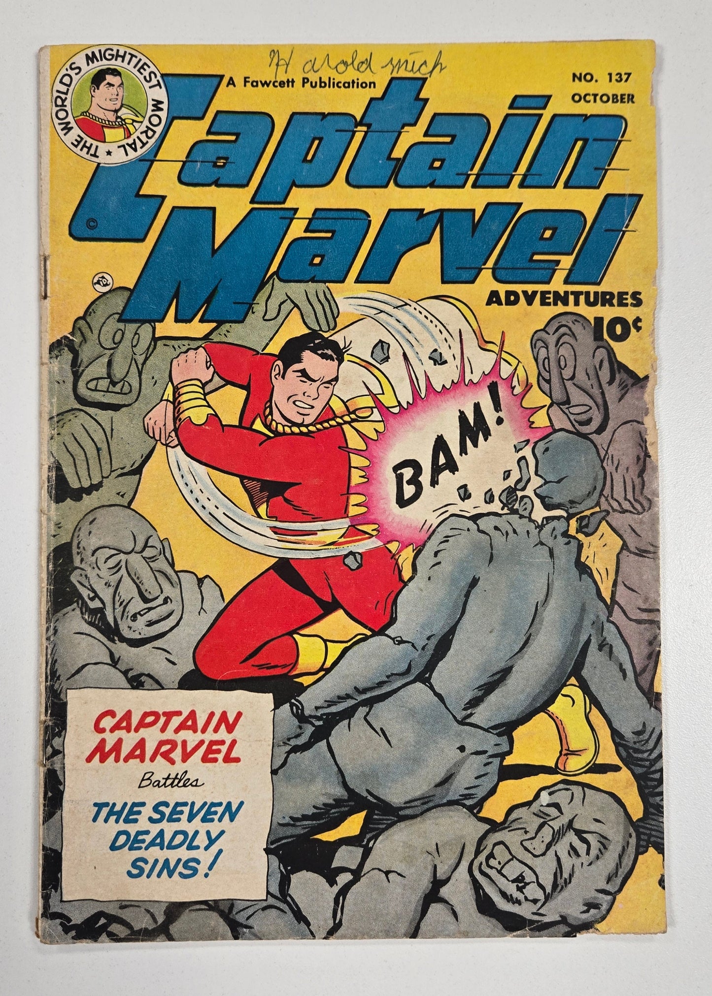 CAPTAIN MARVEL ADVENTURES (1941) #137 GD+/VG-