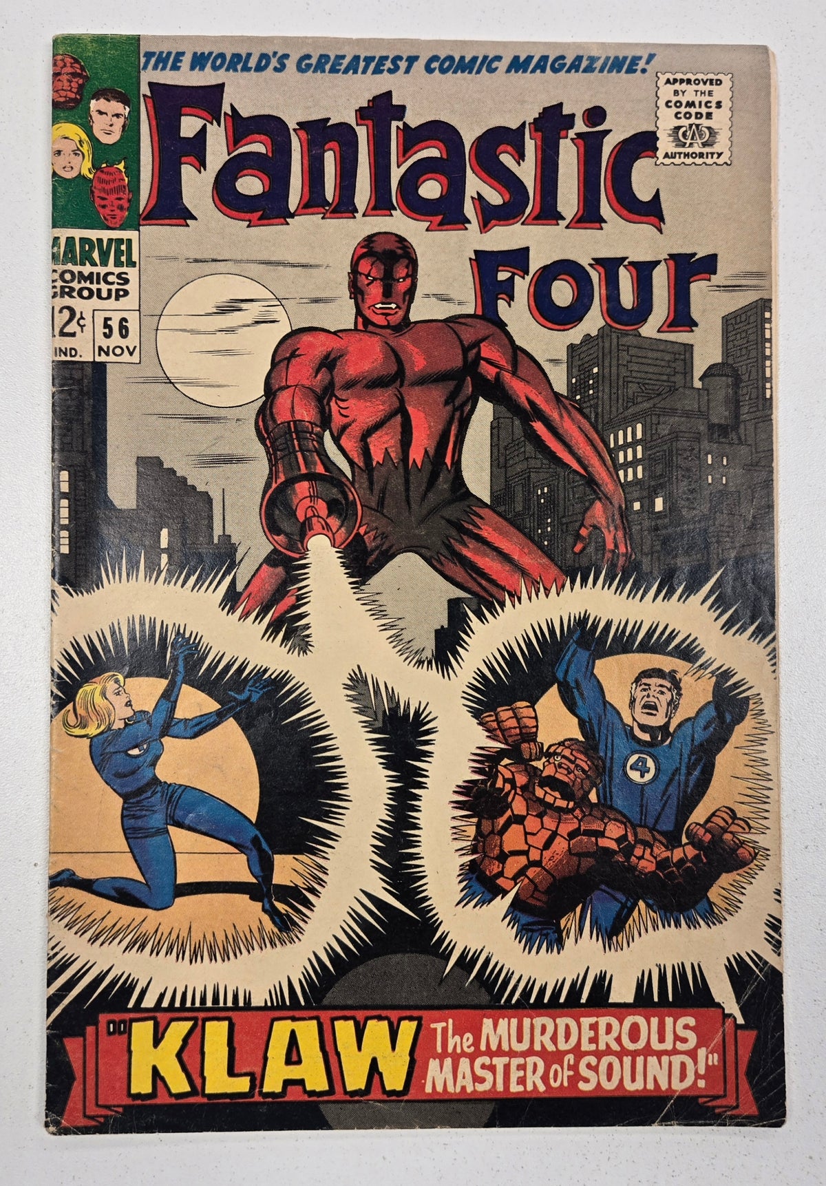 FANTASTIC FOUR #056 (1961) - 2ND APP OF KLAW