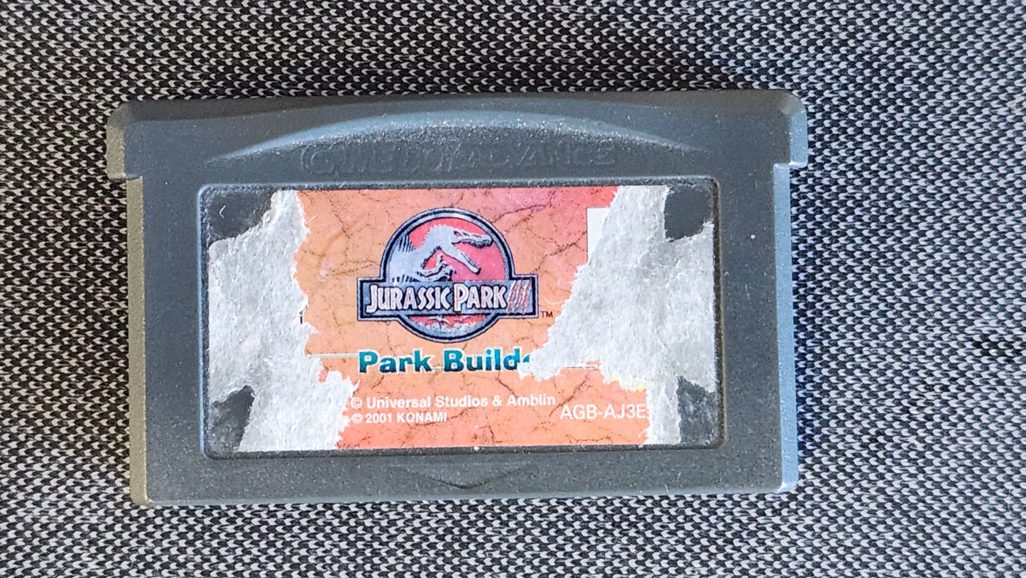 GBA JURASSIC PARK 3 PARK BUILDER