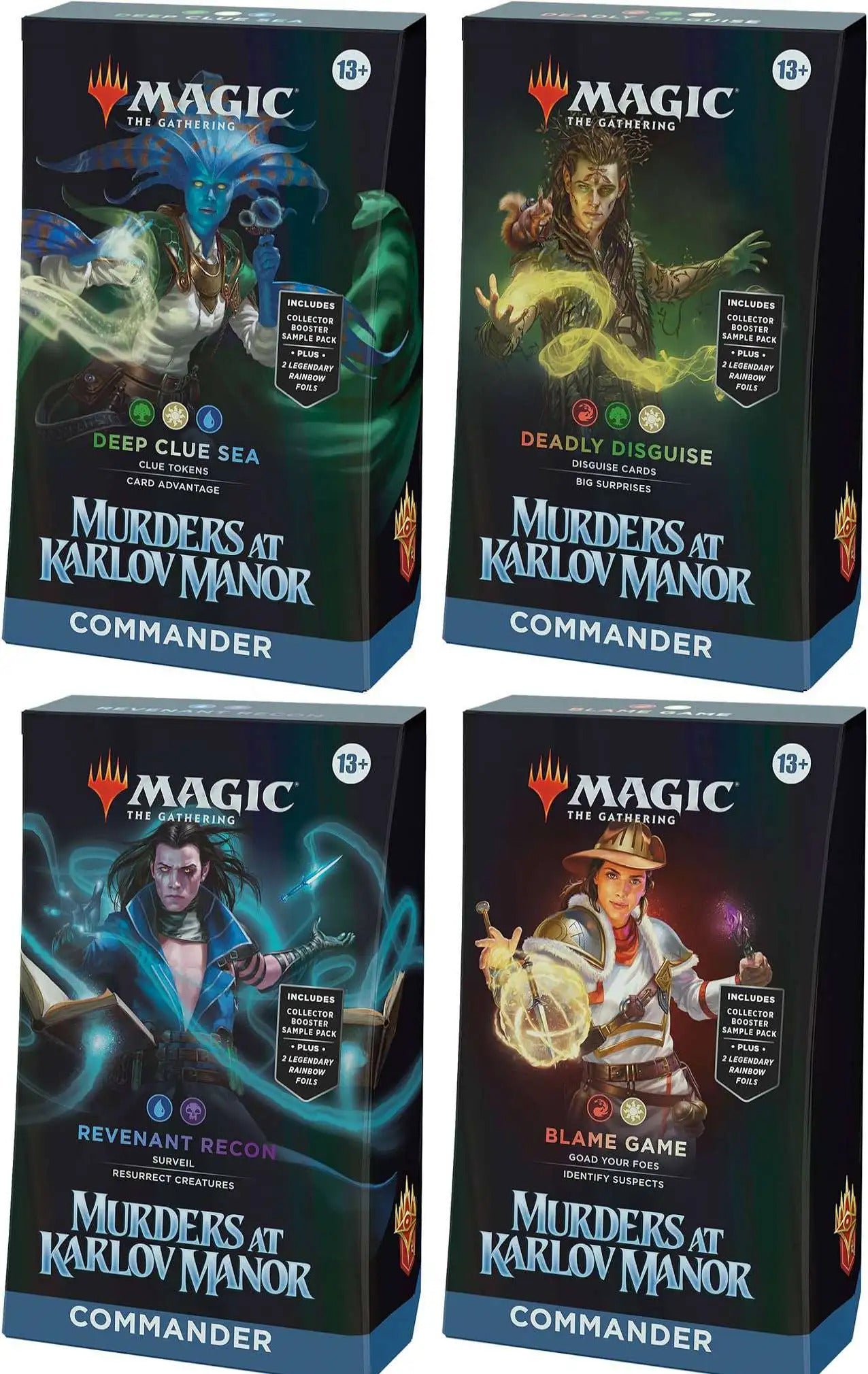 MURDERS AT KARLOV MANOR COMMANDER DECK