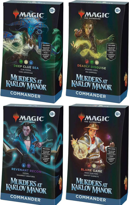 MURDERS AT KARLOV MANOR COMMANDER DECK