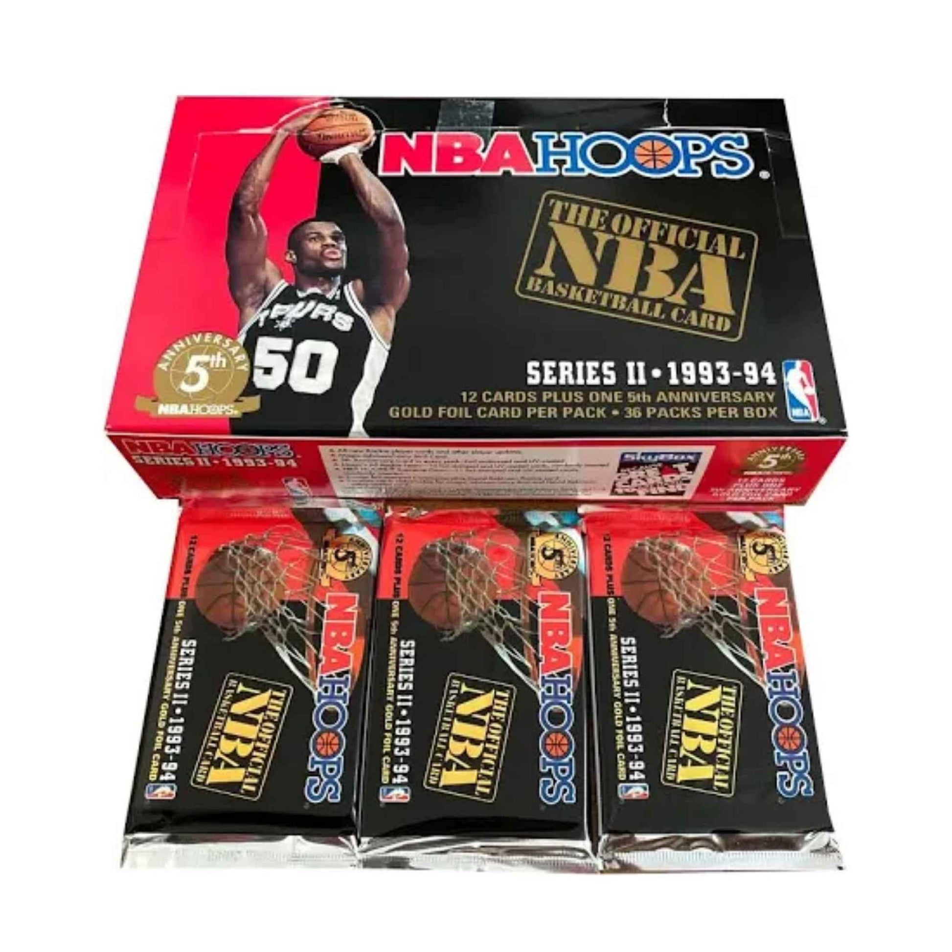 1993 NBA HOOPS SERIES 2 PACK trading cards