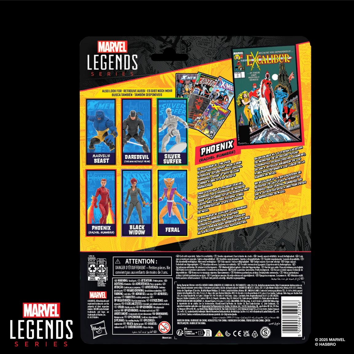 MARVEL LEGENDS PHOENIX EXCALIBUR #1 1988