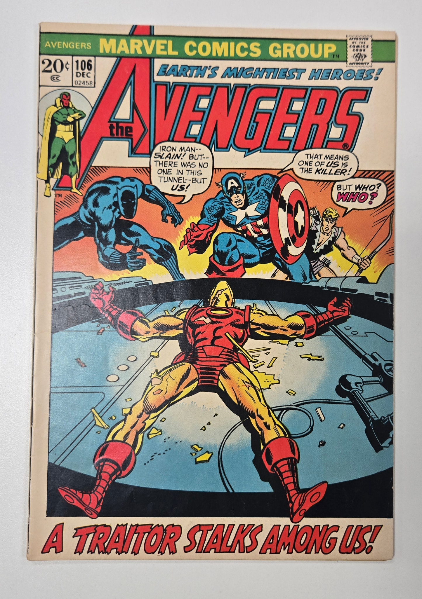 AVENGERS (1963) #106 VF